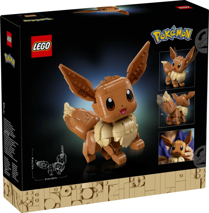 LEGO Pokémon Eevee zestaw 72151 opakowanie pudełko