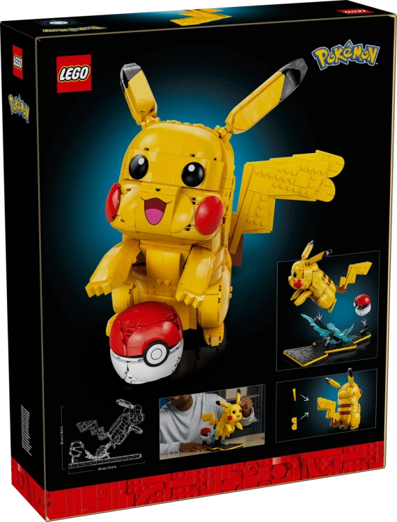 LEGO Pokémon Pikachu i Poké Ball zestaw 72152 pudełko
