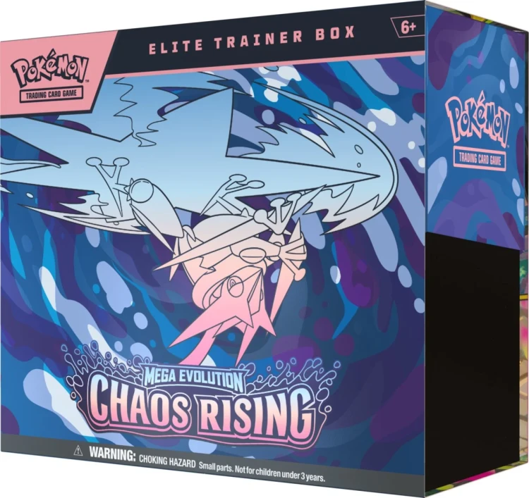 Pokémon TCG Mega Evolution Chaos Rising Elite Trainer Box - bok