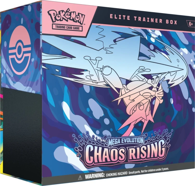 Pokémon TCG Mega Evolution Chaos Rising Elite Trainer Box - front