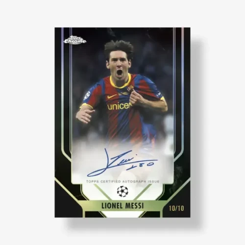 Hanger BOX Topps Chrome 2025/26 UCC - Messi