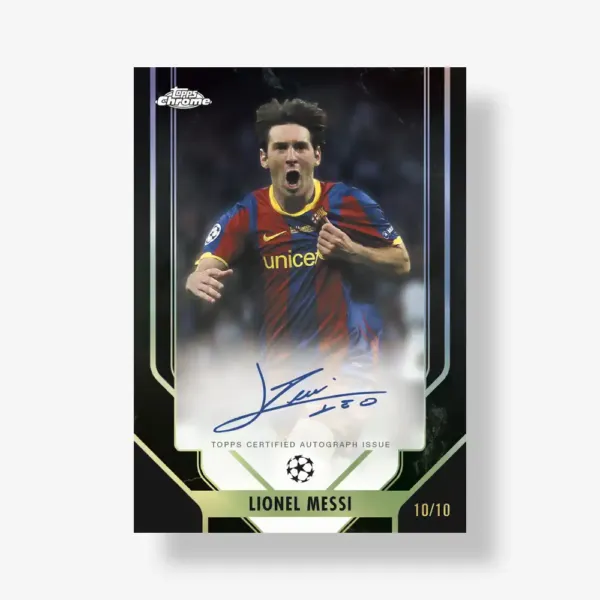 Hanger BOX Topps Chrome 2025/26 UCC - Messi