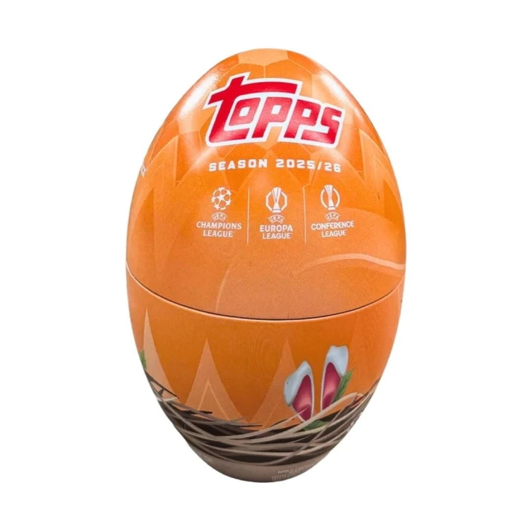 Puszka Jajko Spring Tin - Topps UCC 2025/26 - Orange Egg