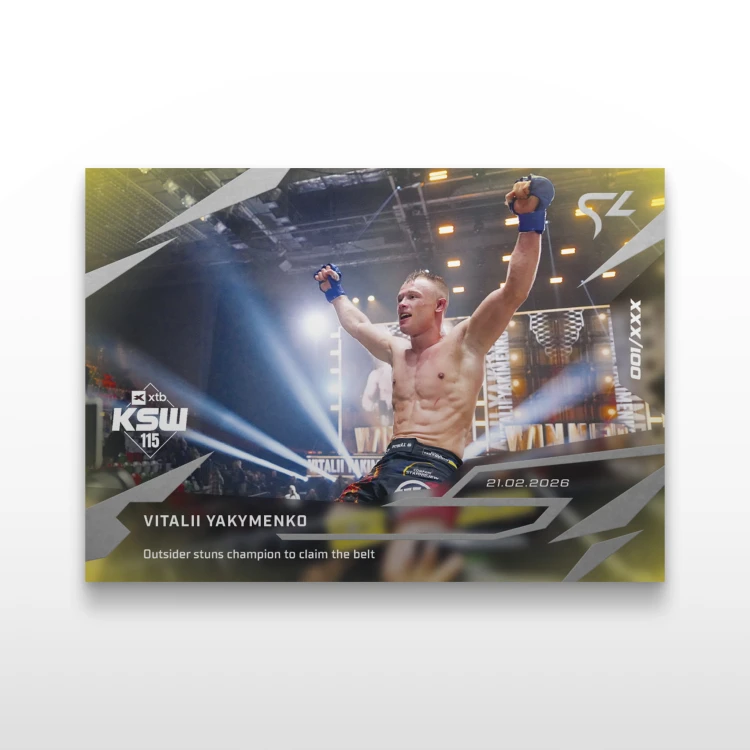 Vitalii Yakymenko - SportZoo KSW 2025/26 LIVE - Front