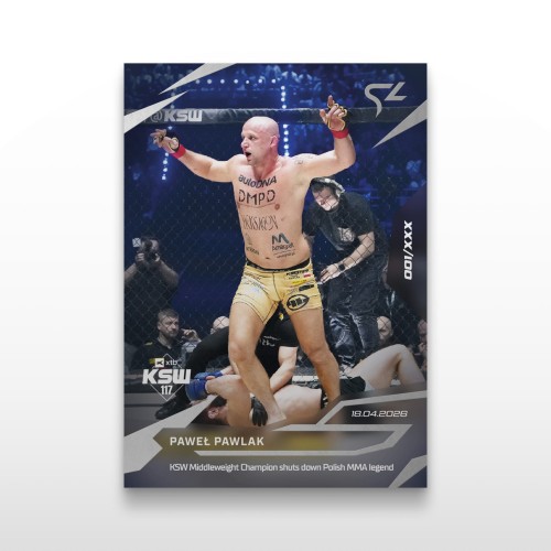 Paweł Pawlak - SportZoo KSW 2025/26 LIVE  - Front