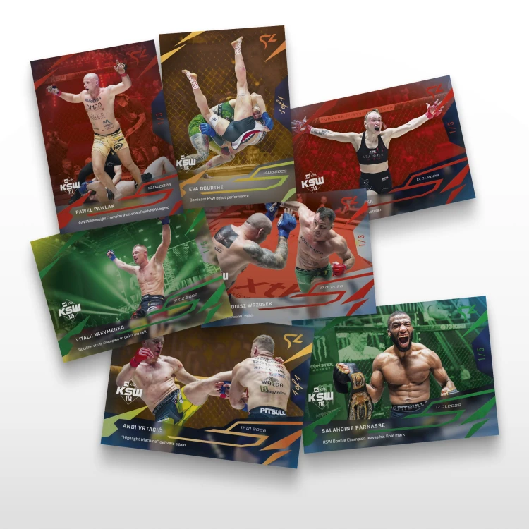 Promocyjny zestaw 16 kart - SportZoo KSW 2025/26 LIVE - Bundle Show 3