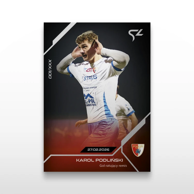 Karol Podliński - SportZoo Betclic 1 Liga 2025/26 LIVE - Front