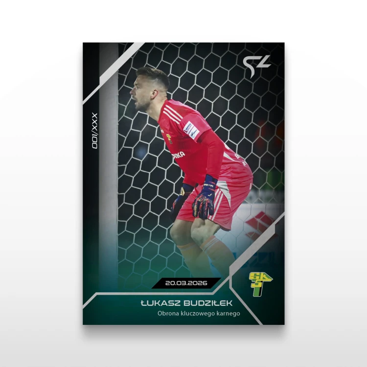 Łukasz Budziłek - SportZoo Betclic 1 Liga 2025/26 LIVE - Front