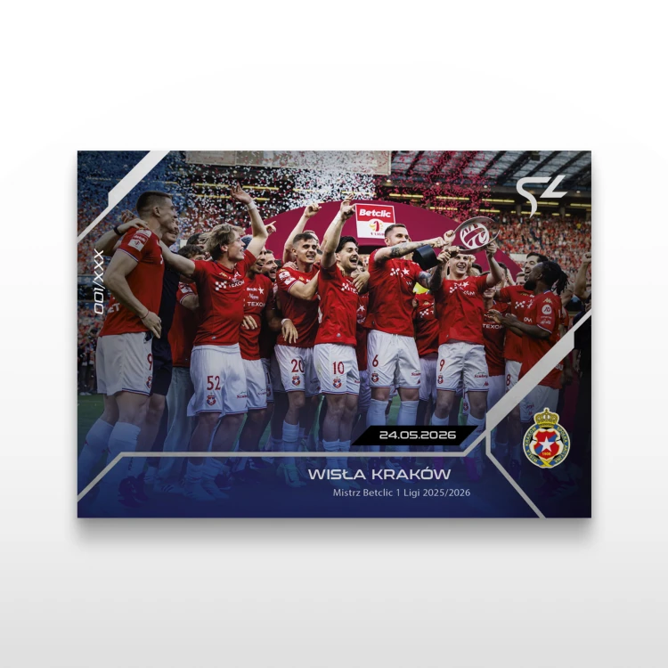 Wisła Kraków - SportZoo Betclic 1 Liga 2025/26 LIVE - Front
