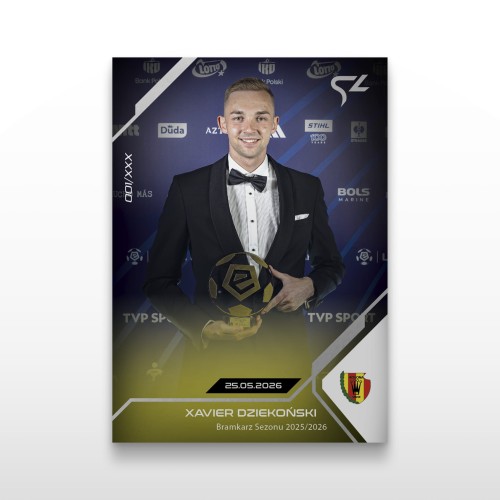Xavier Dziekoński - SportZoo PKO BP Ekstraklasa 2025/26 LIVE - Front