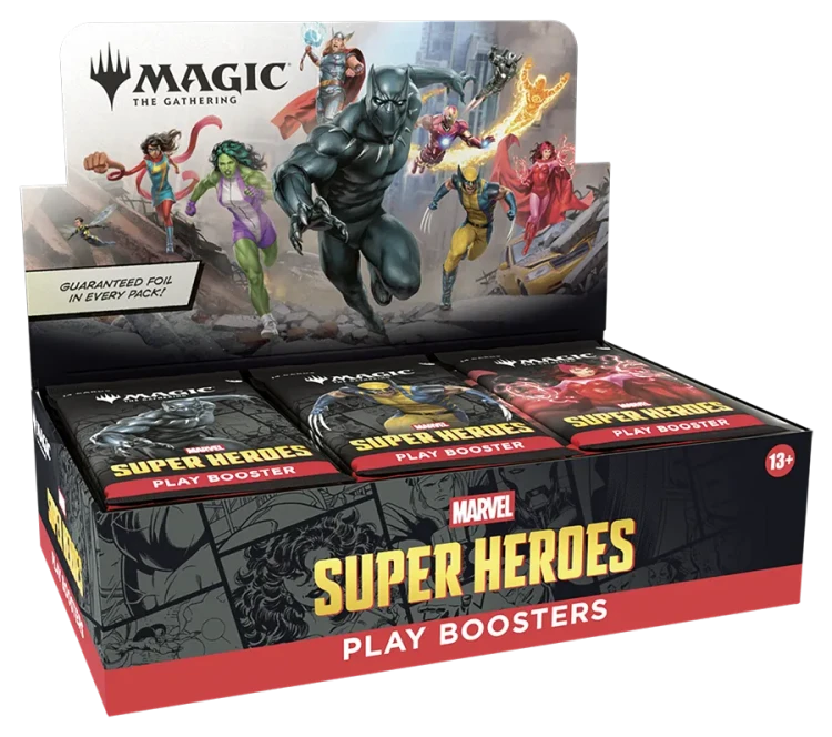 Magic the Gathering: Marvel Super Heroes - Play Booster Display