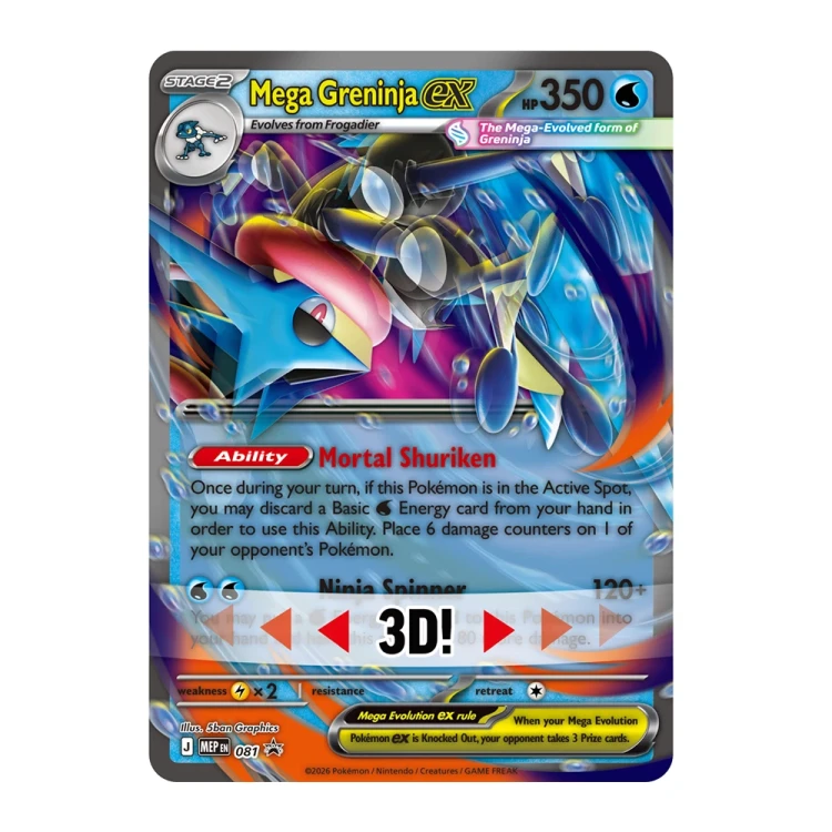 Pokémon TCG: Mega Greninja ex Premium Collection - 3D