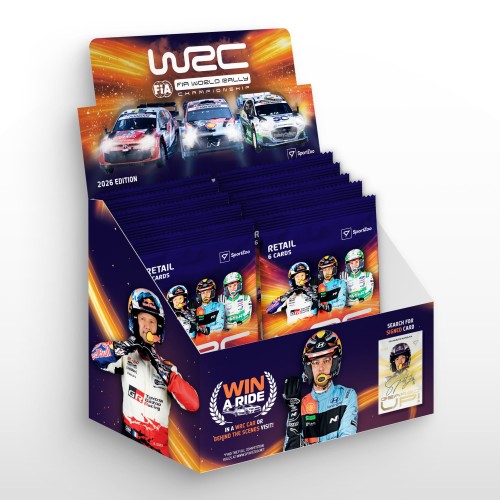 Retail box - karty rally SportZoo FIA WRC 2026 edition - Opened