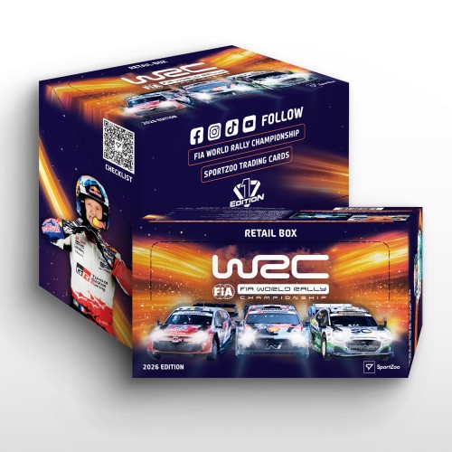 Retail box - karty rally SportZoo FIA WRC 2026 edition - Closed
