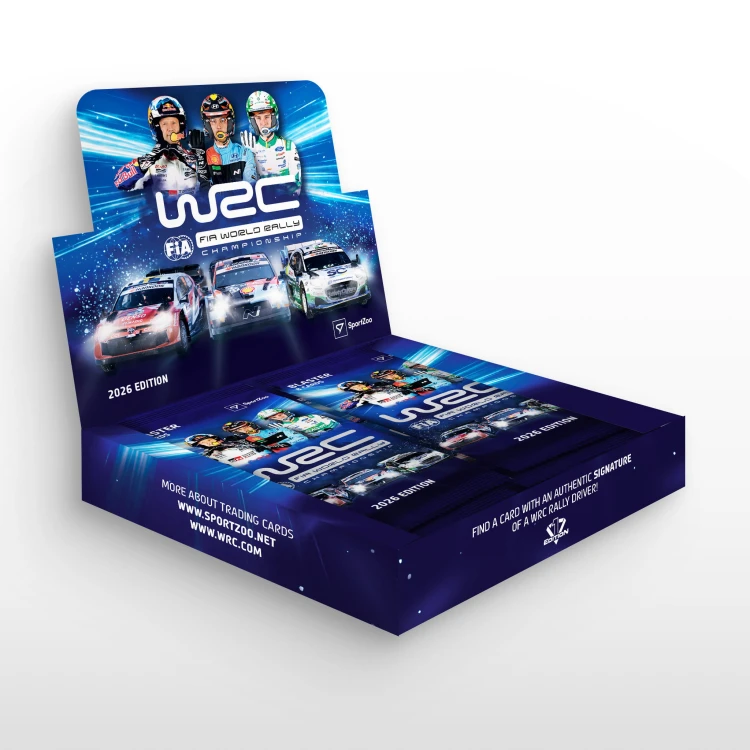 Blaster case - karty rally SportZoo FIA WRC 2026 edition - Opened