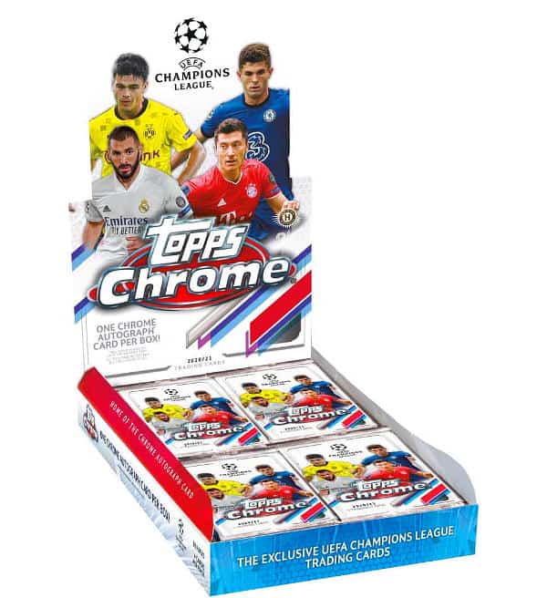 Topps Champions League Chrome Soccer UEFA Hobby 2020/21