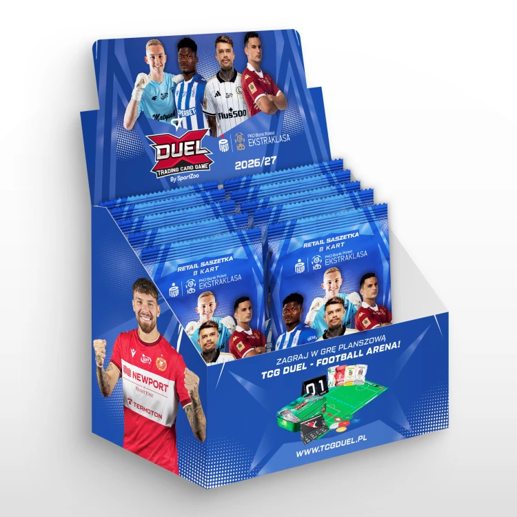 Retail box - karty piłkarskie SportZoo PKO BP Ekstraklasa 2026/27 Duel