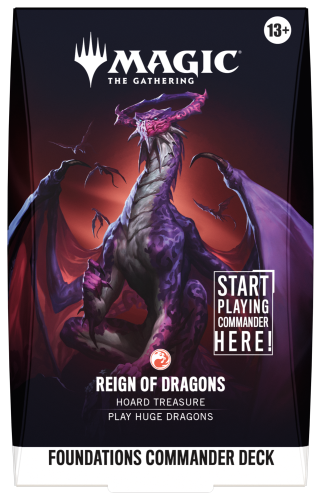 Magic the Gathering Foundations Commander Decks – Reign of Dragons