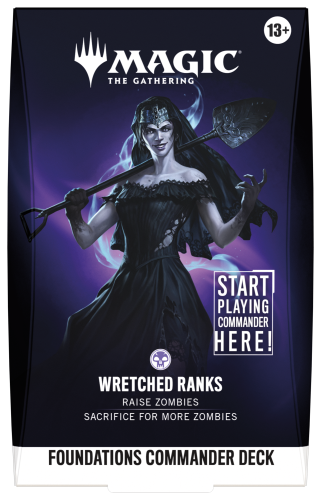 Magic the Gathering Foundations Commander Decks – Wretched Ranks