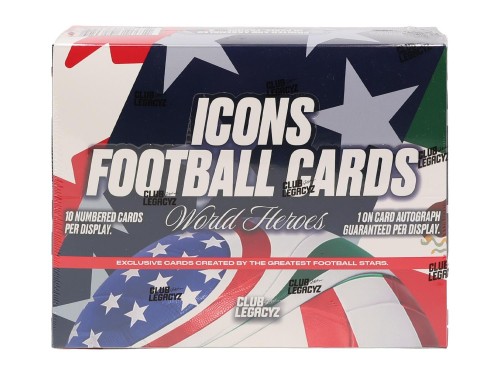 Club Legacyz – Icons Football Cards 4 World Heroes Display Box
