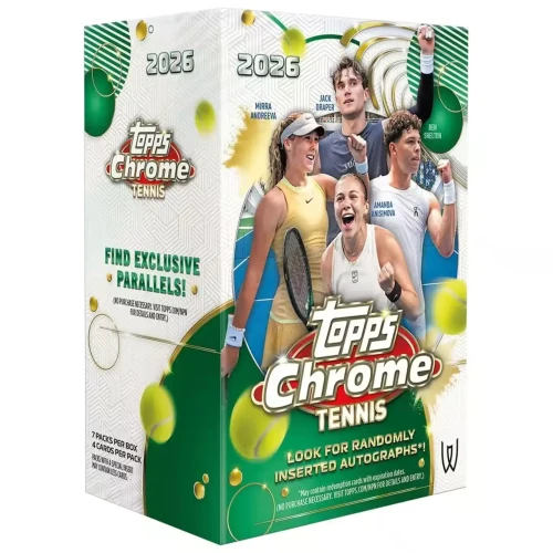 Topps Chrome Tennis 2026 Value Box