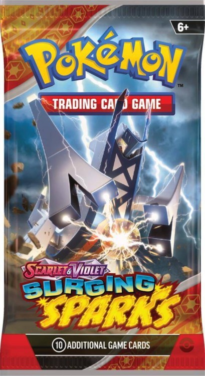 Boostermania Pokemon TCG Scarlet &amp; Violet Surging Sparks - Booster - Version 2