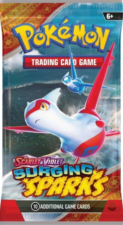 Boostermania Pokemon TCG Scarlet &amp; Violet Surging Sparks - Booster - Version 3