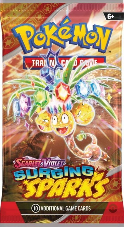 Boostermania Pokemon TCG Scarlet &amp; Violet Surging Sparks - Booster - Version 4