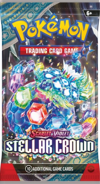 Boostermania Pokemon TCG Scarlet &amp; Violet Stellar Crown- Booster - Version 1
