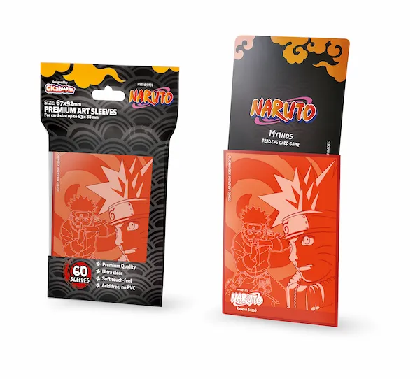 Naruto Mythos TCG Sleeves - Orange Naruto