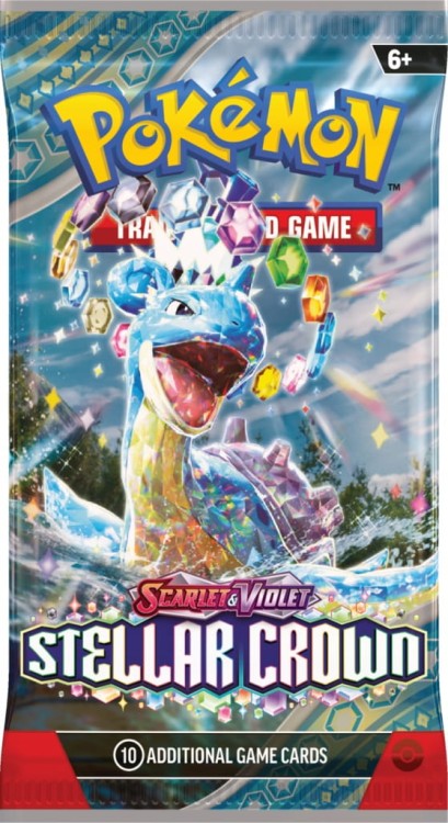 Boostermania Pokemon TCG Scarlet &amp; Violet Stellar Crown- Booster - Version 2