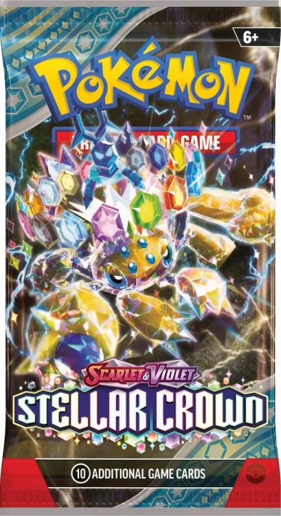Boostermania Pokemon TCG Scarlet &amp; Violet Stellar Crown- Booster - Version 3