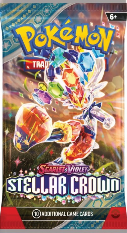 Boostermania Pokemon TCG Scarlet &amp; Violet Stellar Crown- Booster - Version 4