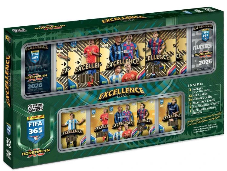 Boostermania Panini Fifa 365 Adrenalyn XL 2026 - Excellence Box
