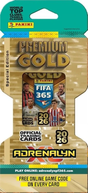 Boostermania Panini Fifa 365 Adrenalyn XL 2026 - Blister Gold Booster