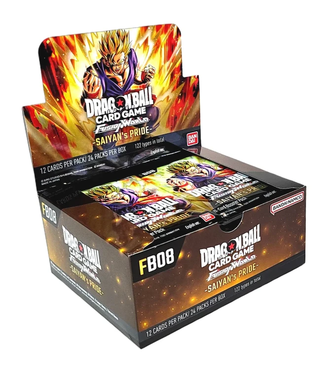 Boostermania Dragon Ball Super Fusion World FB08 Saiyan's Pride Booster Box