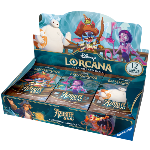 Boostermania Disney Lorcana Azurite Sea Booster Box - 24 boostery - open