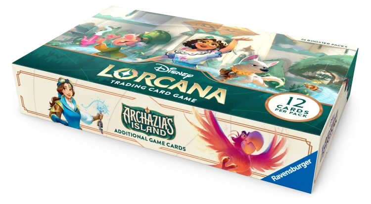 Boostermania Disney Lorcana Archazia's Island Booster Box - 24 boostery - closed