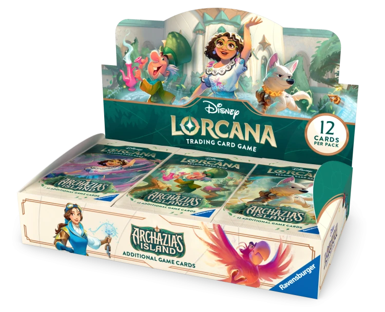Boostermania Disney Lorcana Archazia's Island Booster Box - 24 boostery - open