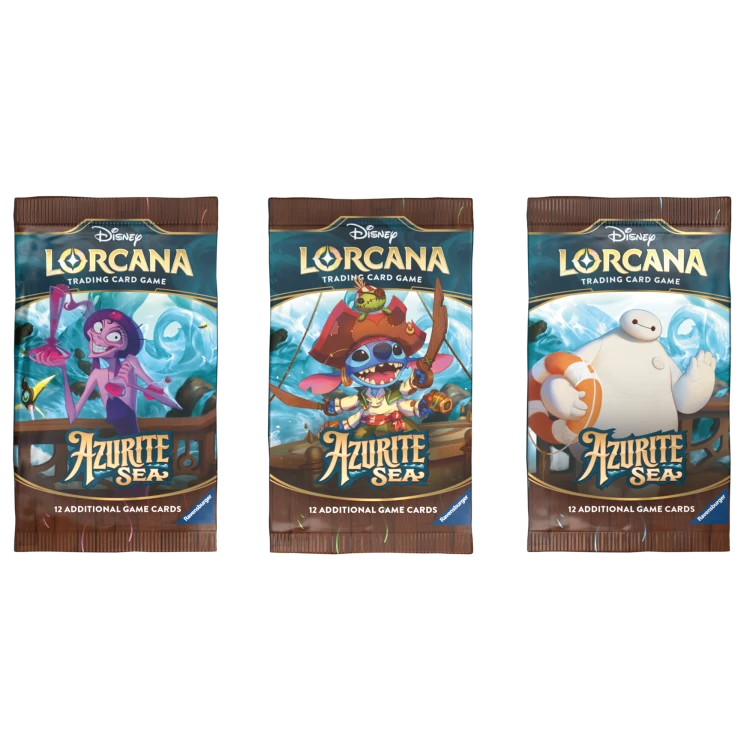 Boostermania Disney Lorcana Azurite Sea Booster Box - 24 boostery - Single - Version All