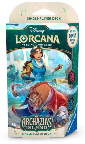 Boostermania Disney Lorcana Archazias Island  Ruby and Sapphire  Starter Deck