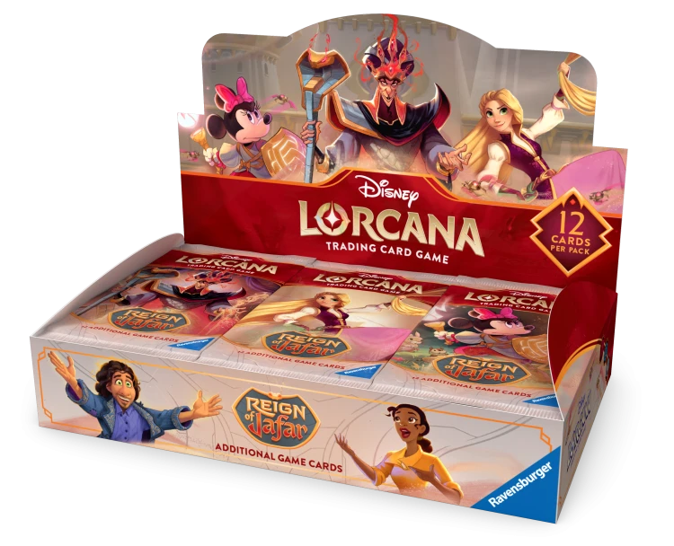 Boostermania Disney Lorcana Reign of Jafar Booster Box - 24 boostery - open