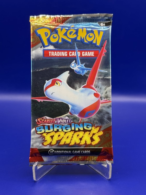Boostermania Pokemon TCG Scarlet &amp;amp; Violet Surging Sparks - Booster - Version 2 Real