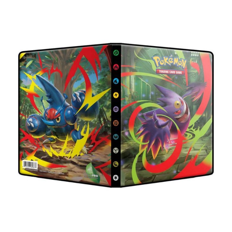 Album na karty Pokemon ME02 Phantasmal Flames Ultra Pro 9 kieszeniowy - rozkładówka