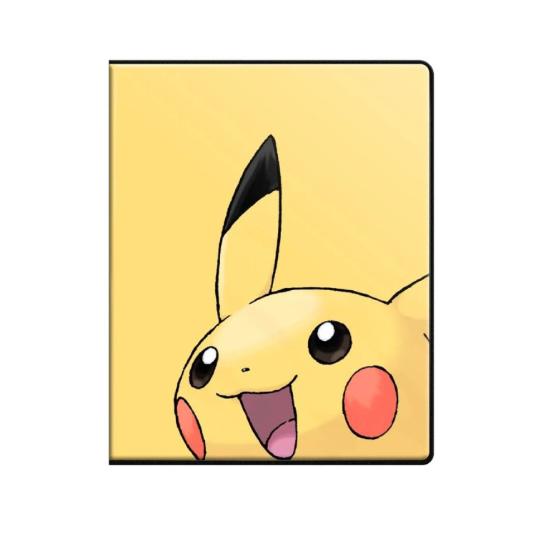 Album na karty Pokémon Pikachu 9-kieszeniowy - przód.png