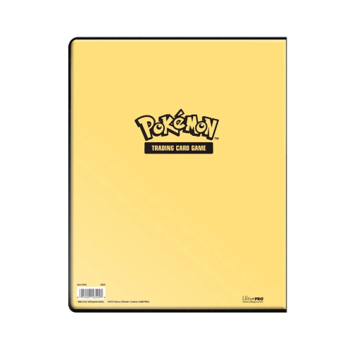 Album na karty Pokémon Pikachu 9-kieszeniowy - tył.png