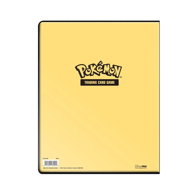 Album na karty Pokémon Pikachu 9-kieszeniowy - tył.png