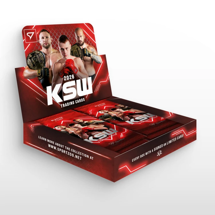 Blaster box - karty MMA SportZoo KSW 2026 - Side