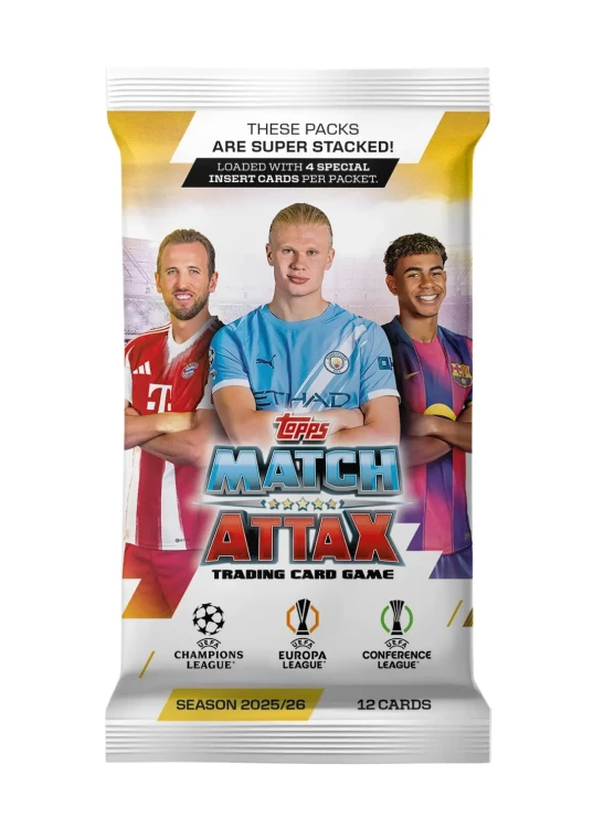 Saszetka karty TOPPS MATCH ATTAX EXTRA 2025/2026