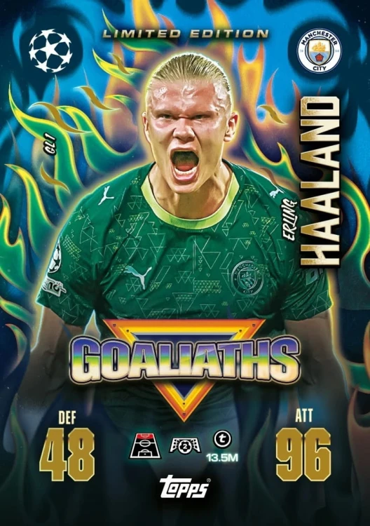 Karty TOPPS MATCH ATTAX EXTRA 2025 2026 MEGA puszka Goliaths - karta Halland.jpg